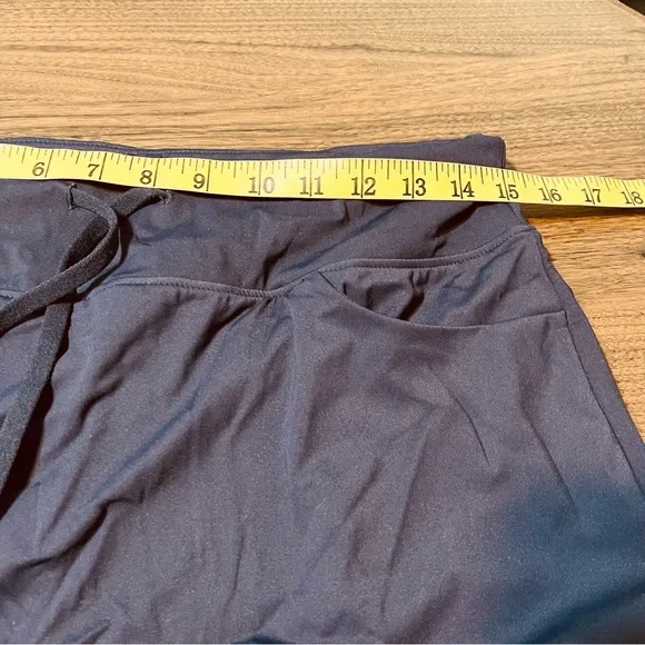 Everyday Drawstring Navy Mini Skirt - Picture 7 of 8